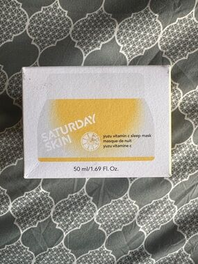 Yuzu Vitamin C Sleep Mask — Yellow